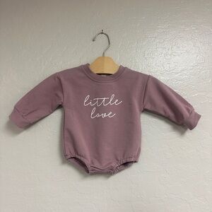 $11 ADD ON reverie threads sweatshirt bubble romper 6-12M Zara Baby Gap